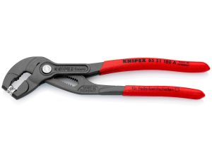 Knipex - Szczypce do opasek zaciskowych z taśmy sprężynowej - 85 51 180 A