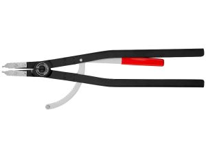 Knipex - Szczypce do pierścieni osadczych sprężynujących, Do montażu pierścieni wewnętrznych w otworach  - 44 10 J6