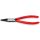 Knipex - Szczypce do pierścieni osadczych sprężynujących, Do montażu pierścieni wewnętrznych w otworach  - 44 11 J2