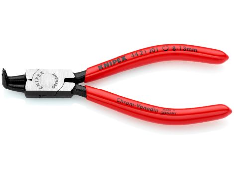 Knipex - Szczypce do pierścieni osadczych sprężynujących, Do montażu pierścieni wewnętrznych w otworach  - 44 21 J01