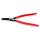Knipex - Szczypce do pierścieni osadczych sprężynujących, Do montażu pierścieni zewnętrznych na wałach  - 46 11 A4
