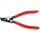 Knipex - Szczypce do pierścieni osadczych sprężynujących, Do montażu pierścieni zewnętrznych na wałach  - 46 21 A01