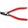 Knipex - Szczypce do pierścieni osadczych sprężynujących, Do montażu pierścieni zewnętrznych na wałach  - 46 21 A11