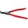 Knipex - Szczypce do pierścieni osadczych sprężynujących, Do montażu pierścieni zewnętrznych na wałach  - 46 21 A41