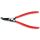 Knipex - Szczypce do pierścieni osadczych sprężynujących, Do montażu pierścieni zewnętrznych na wałach Wygięte pod kątem 45° - 46 31 A32