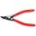 Knipex - Szczypce do pierścieni osadczych sprężynujących, Do montażu pierścieni zewnętrznych na wałach Wygięte pod kątem 45° - 46 31 A02