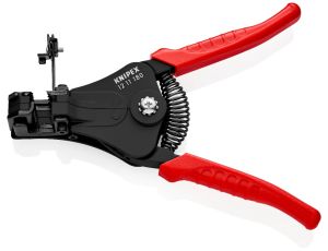 Knipex - Szczypce do ściągania izolacji, Z ostrzami kształtowymi  - 12 11 180