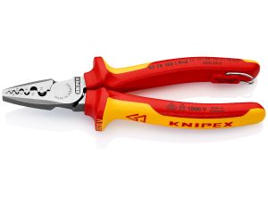 Knipex - Szczypce do zagniatania tulejek kablowych - 97 78 180 T