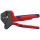 Knipex - Szczypce do zagniatania typu Crimp System, Do wymiennych matryc zagniatających Szczypce do zagniatania typu Crimp System dla złączy MC4® Multi-Connect (do 6 mm˛) - 97 43 66
