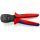 Knipex - Szczypce do zagniatania wtyków miniaturowych, Do zagniatania równoległego  - 97 54 24