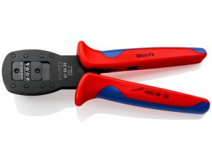 Knipex - Szczypce do zagniatania wtyków miniaturowych, Do zagniatania równoległego Do złączy typu Micro-Fit firmy Molex LLC - 97 54 25