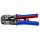 Knipex - Szczypce do zagniatania złączy typu Western RJ45 - 97 51 13
