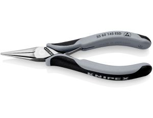 Knipex - Szczypce ESD dla elektroników, Ze złączem wsuwkowym  - 35 62 145 ESD