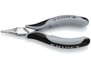Knipex - Szczypce ESD dla elektroników, Ze złączem wsuwkowym  - 35 12 115 ESD