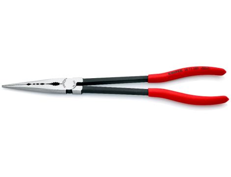 Knipex - Szczypce płaskie montażowe, Z profilem poprzecznym  - 28 71 280