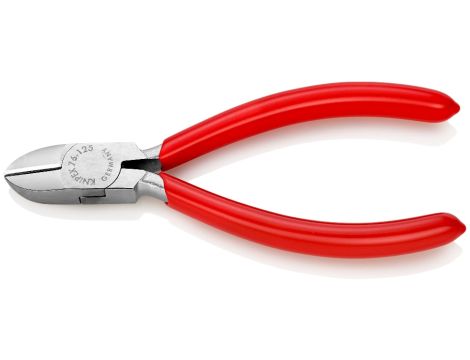 Knipex - Szczypce tnące boczne, Dla elektromechaników  - 76 03 125