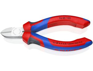Knipex - Szczypce tnące boczne, Dla elektromechaników  - 76 05 125