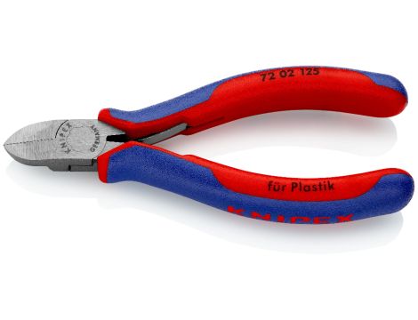 Knipex - Szczypce tnące boczne do tworzywa sztucznego - 72 02 125
