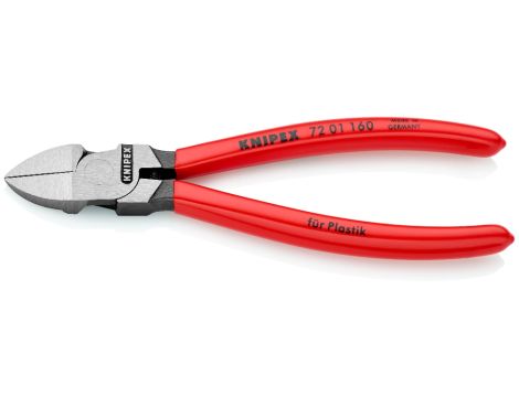 Knipex - Szczypce tnące boczne do tworzywa sztucznego - 72 01 160