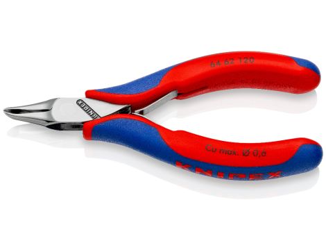 Knipex - Szczypce tnące czołowe dla elektroników - 64 62 120