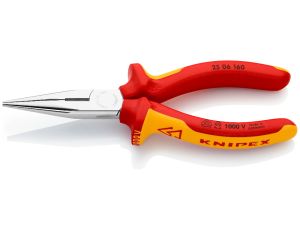 Knipex - Szczypce tnące półokrągłe, (szczypce radiowe)  - 25 06 160