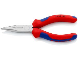 Knipex - Szczypce tnące półokrągłe, (szczypce radiowe)  - 25 05 140