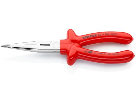 Knipex - Szczypce tnące półokrągłe, (wydłużone typu "bociani dziób")  - 26 17 200
