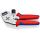 Knipex - Szczypce z matrycą czterotrzpieniową do zagniatania styków wtykowych okrągłych - 97 52 63 DG