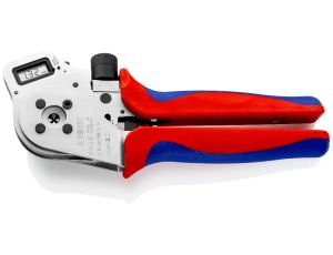 Knipex - Szczypce z matrycą czterotrzpieniową do zagniatania styków wtykowych okrągłych - 97 52 65 DG