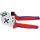Knipex - Szczypce z matrycą czterotrzpieniową do zagniatania styków wtykowych okrągłych - 97 52 65 DG A