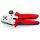 Knipex - Szczypce z matrycą czterotrzpieniową do zagniatania styków wtykowych okrągłych - 97 52 63