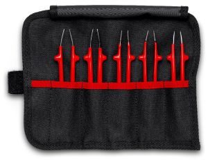 Knipex - Zestaw pincet uniwersalnych, Izolowane 5-częściowy - 92 00 04