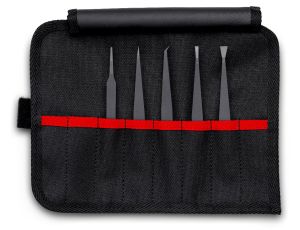 Knipex - Zestaw pincet z tworzywa sztucznego ESD, 5-częściowy  - 92 00 05 ESD
