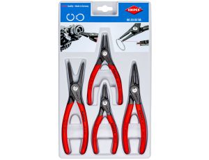 Knipex - Zestaw precyzyjnych szczypiec do pierścieni osadczych, Zestaw 4-częściowy  - 00 20 03 SB