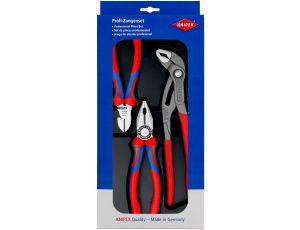 Knipex - Zestaw szczypiec bestsellerów, 1 x 03 02 180, 1 x 70 02 160, 1 x 87 01 250  - 00 20 09 V01