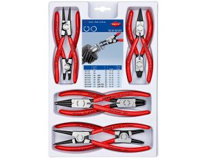 Knipex - Zestaw szczypiec do pierścieni osadczych, 8 części  - 00 20 04 V01