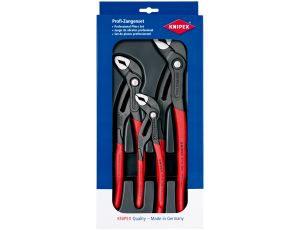 Knipex - Zestaw szczypiec KNIPEX Cobra®, 1 x 87 01 180, 1 x 87 01 250, 1 x 87 01 300  - 00 20 09 V02