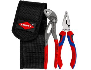 Knipex - Zestaw szczypiec mini, W etui do zawieszenia na pasku 1 x 08 22 145, 1 x 87 01 150 - 00 20 72 V06