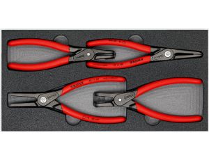 Knipex - Zestaw szczypiec, We wkładce piankowej Zestaw 4-częściowy - 00 20 01 V09