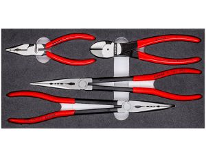 Knipex - Zestaw szczypiec, We wkładce piankowej Zestaw 4-częściowy - 00 20 01 V16