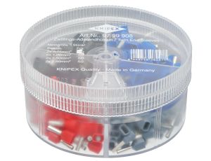 Knipex - Zestawy w pudełku, Z tulejkami kablowymi izolowanymi Zestaw 4-częściowy - 97 99 908