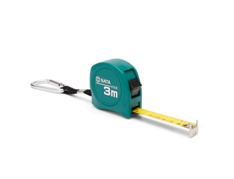 Sata - TAŚMA MIERNICZA Z KARABIŃCZYKIEM 3X16mm - ST91312E
