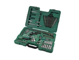 Sata - ZESTAW 128  KLUCZY NASADOWYCH 1/4