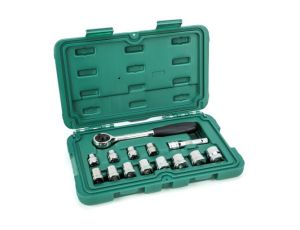Sata - ZESTAW 14 KLUCZY NASADOWYCH 3/8