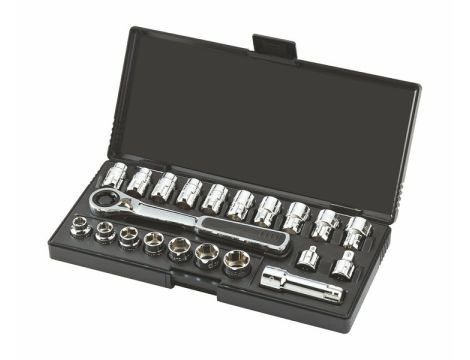 Sata - ZESTAW 21 KLUCZY NASADOWYCH PRZELOTOWYCH PASS-THRU 3/8"M/CAL - ST09134SJ