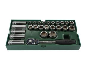 Sata - ZESTAW 26 KLUCZY NASADOWYCH 1/2