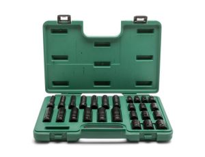 Sata - ZESTAW 26  NASADEK UDAROWYCH CIENKOŚCIENNYCH STD.+DŁUGICH 1/2