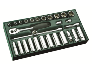 Sata - ZESTAW 29 KLUCZY NASADOWYCH 3/8