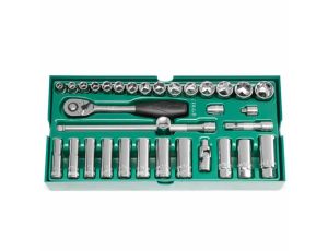 Sata - ZESTAW 33 KLUCZY NASADOWYCH 3/8