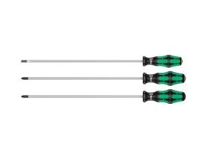 Wera - 335/350/355/3 Zestaw wkrętaków Kraftform z trzpieniem 300 mm, 3 części - 05347735002